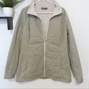 The North Face Coat Jacket Tan Speckled